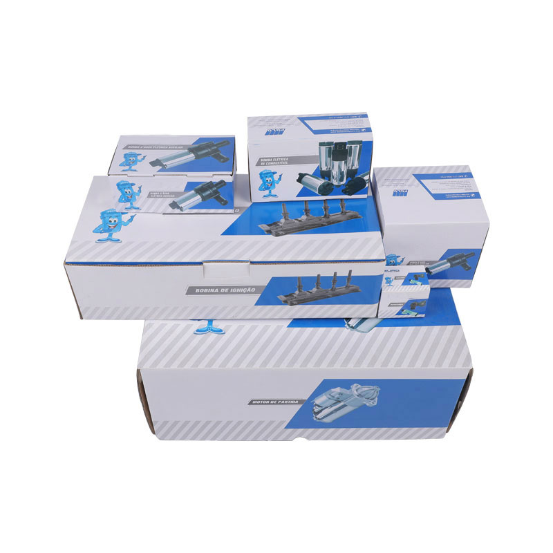 4 barvy vytištěné ze zadního krytu autodílů Corrugated Packaging Box